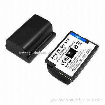 Camera Battery, Fits for JVC BN-V514, Replacement for DVX90/DVM50/DVM50U/DVM55U